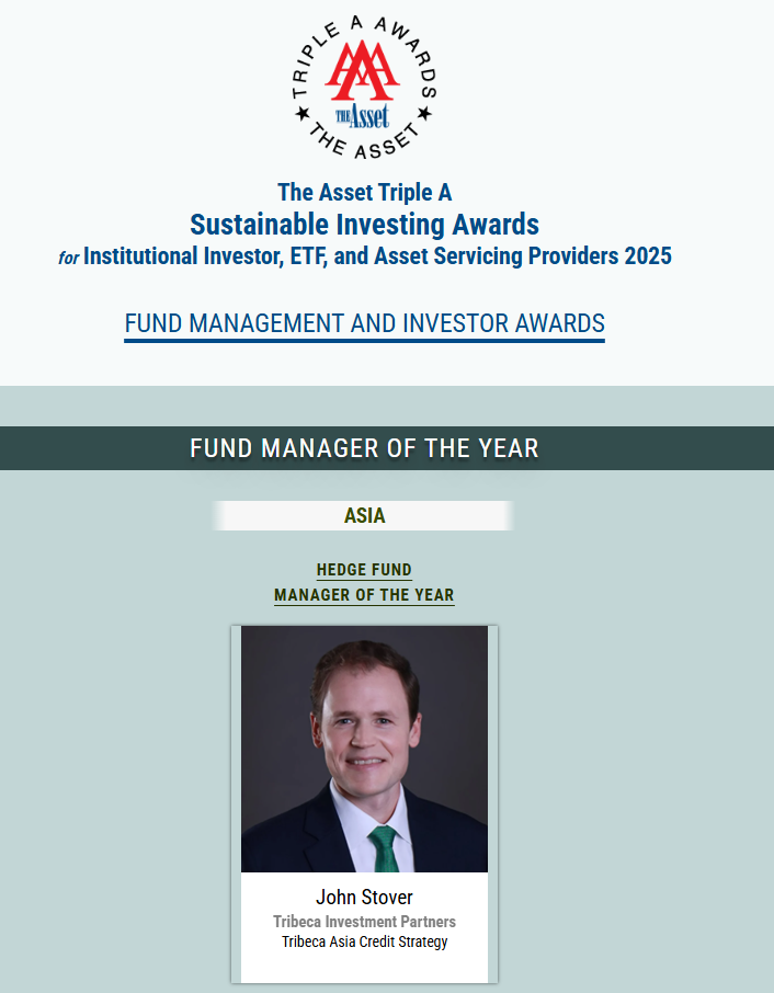 John Stover receives 2025 Hedge Fund Manager of the Year award